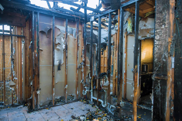 Professional Fire Damage Removal technician working in Little Rock, AR